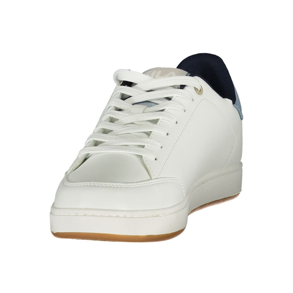 Fila White Polyester Athletic Sneakers