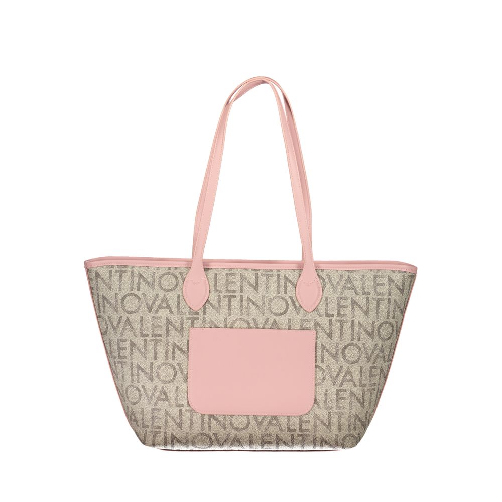 Mario Valentino Beige Poliuretano Women's Shoulder Bag