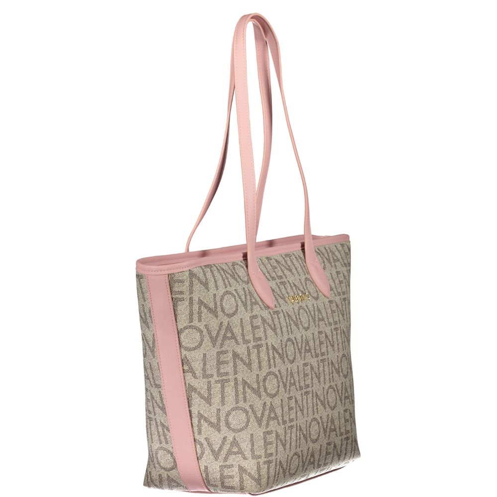 Mario Valentino Beige Poliuretano Women's Shoulder Bag