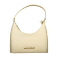 Mario Valentino Beige Polyurethane Women's Bag with Adjustable Shoulder Strap