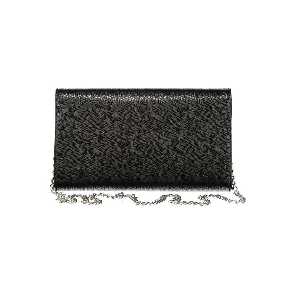 Mario Valentino Black Polyurethane Women's Handbag