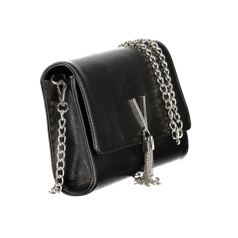 Mario Valentino Black Polyurethane Women's Handbag