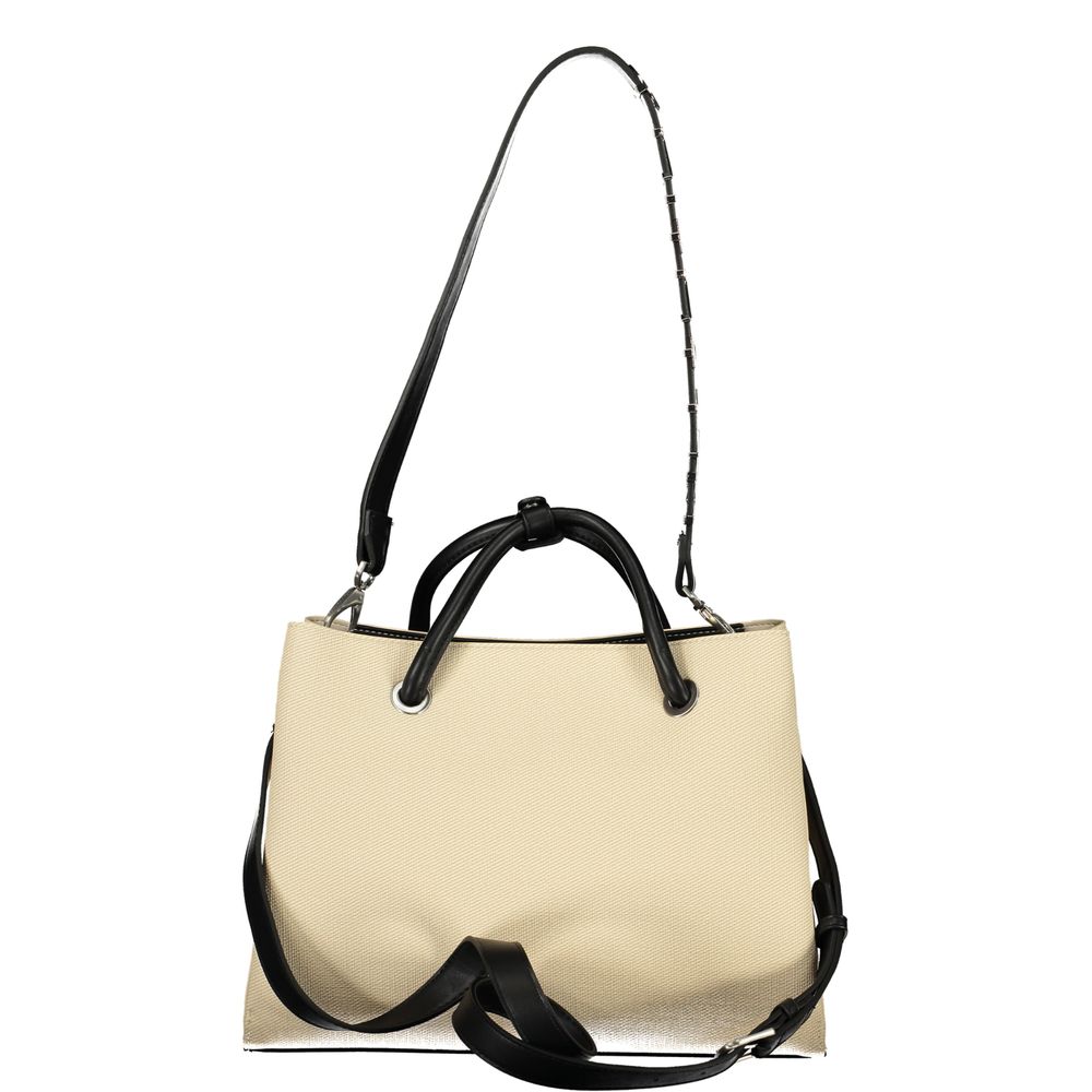 Mario Valentino Beige Polyurethane Women Bag