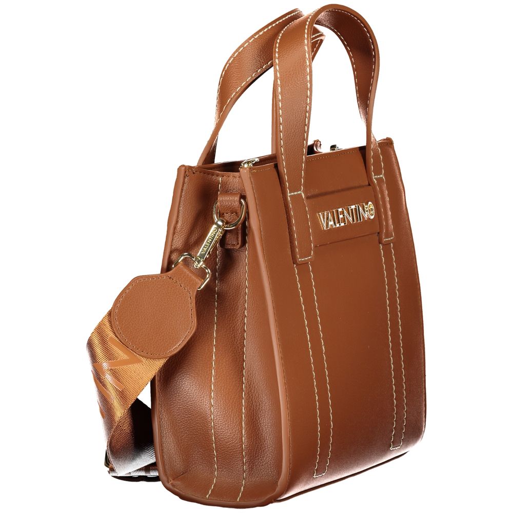 Mario Valentino Brown Polyurethane Women's Bag