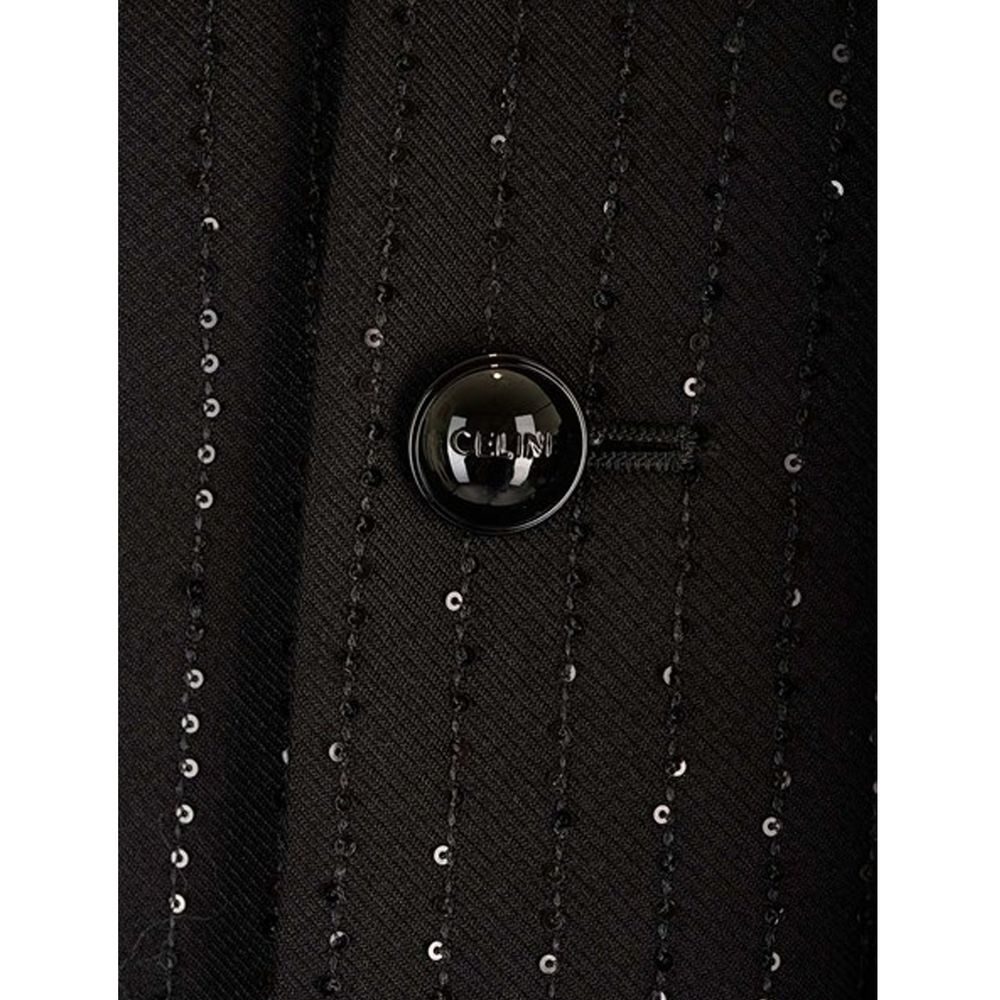 Celine Black Polyamide Coat