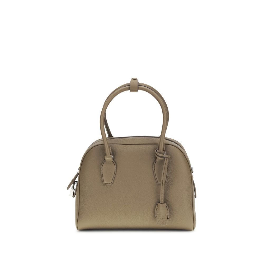 The Row Brown Calf Leather Bos Taurus Handbag