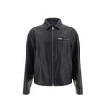 Prada Black Lamb Leather Leather Jacket