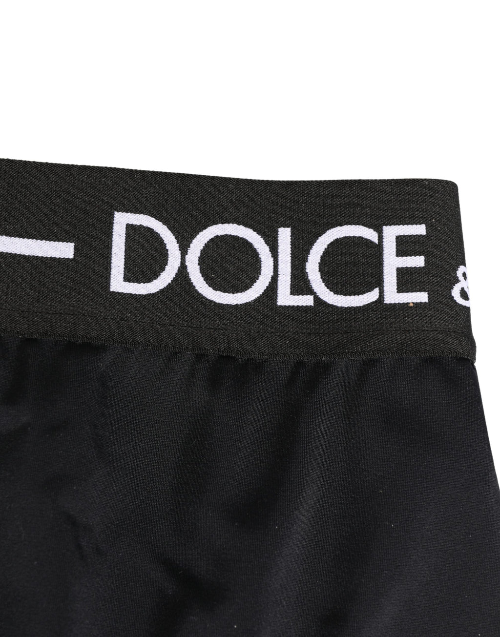 Dolce & Gabbana Black Logo Waistband Coulotte Panty Underwear