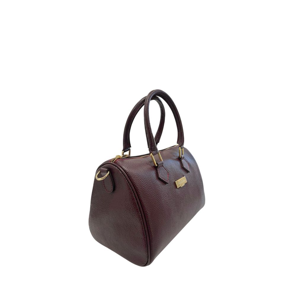 Baldinini Trend Red Leather Women Handbag