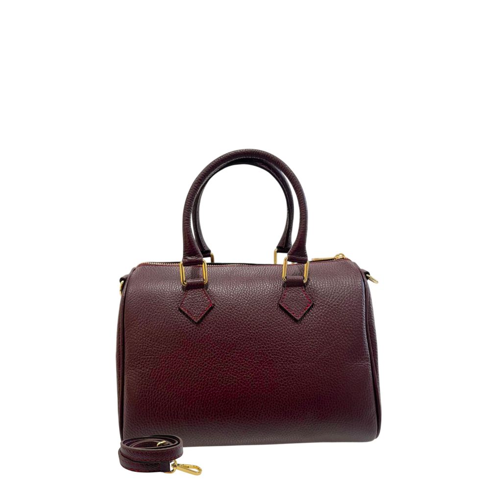 Baldinini Trend Red Leather Women Handbag