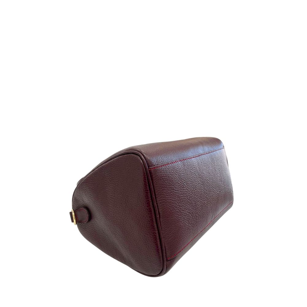 Baldinini Trend Red Leather Women Handbag