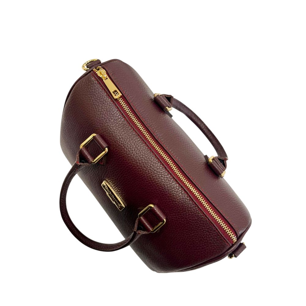 Baldinini Trend Red Leather Women Handbag