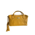 Baldinini Trend Yellow Leather Women Handbag