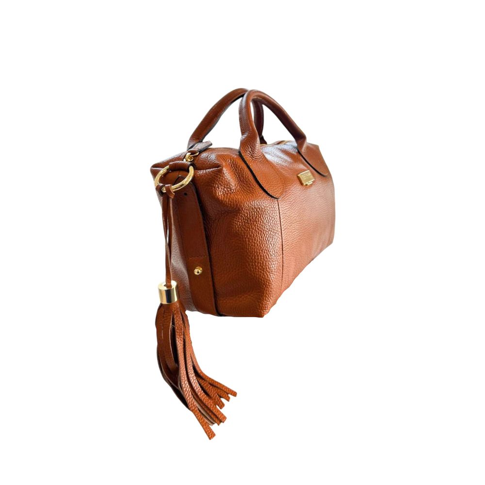 Baldinini Trend Brown Leather Women Handbag