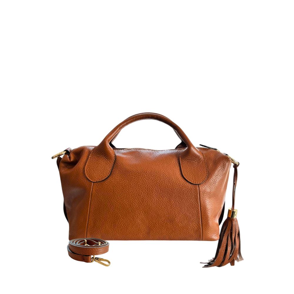 Baldinini Trend Brown Leather Women Handbag