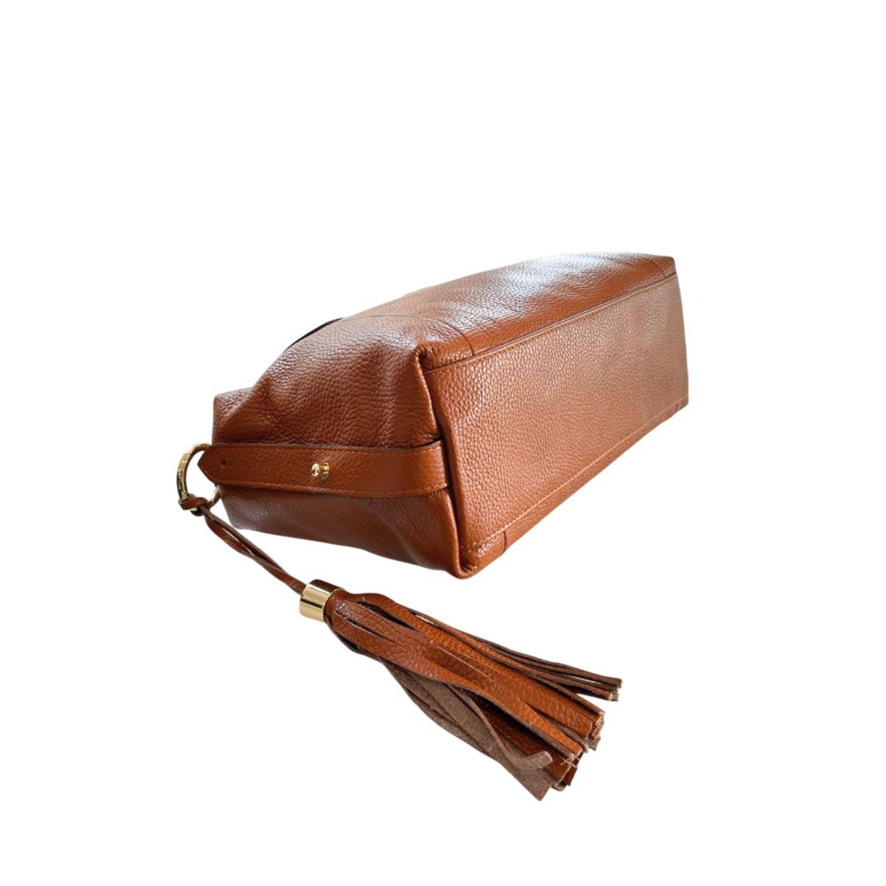 Baldinini Trend Brown Leather Women Handbag