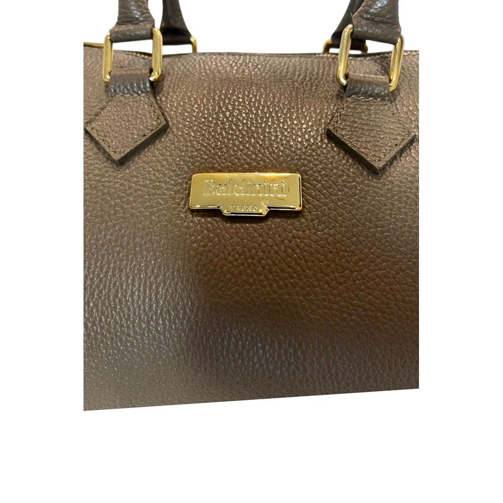 Baldinini Trend Brown Cowhide Women Handbag