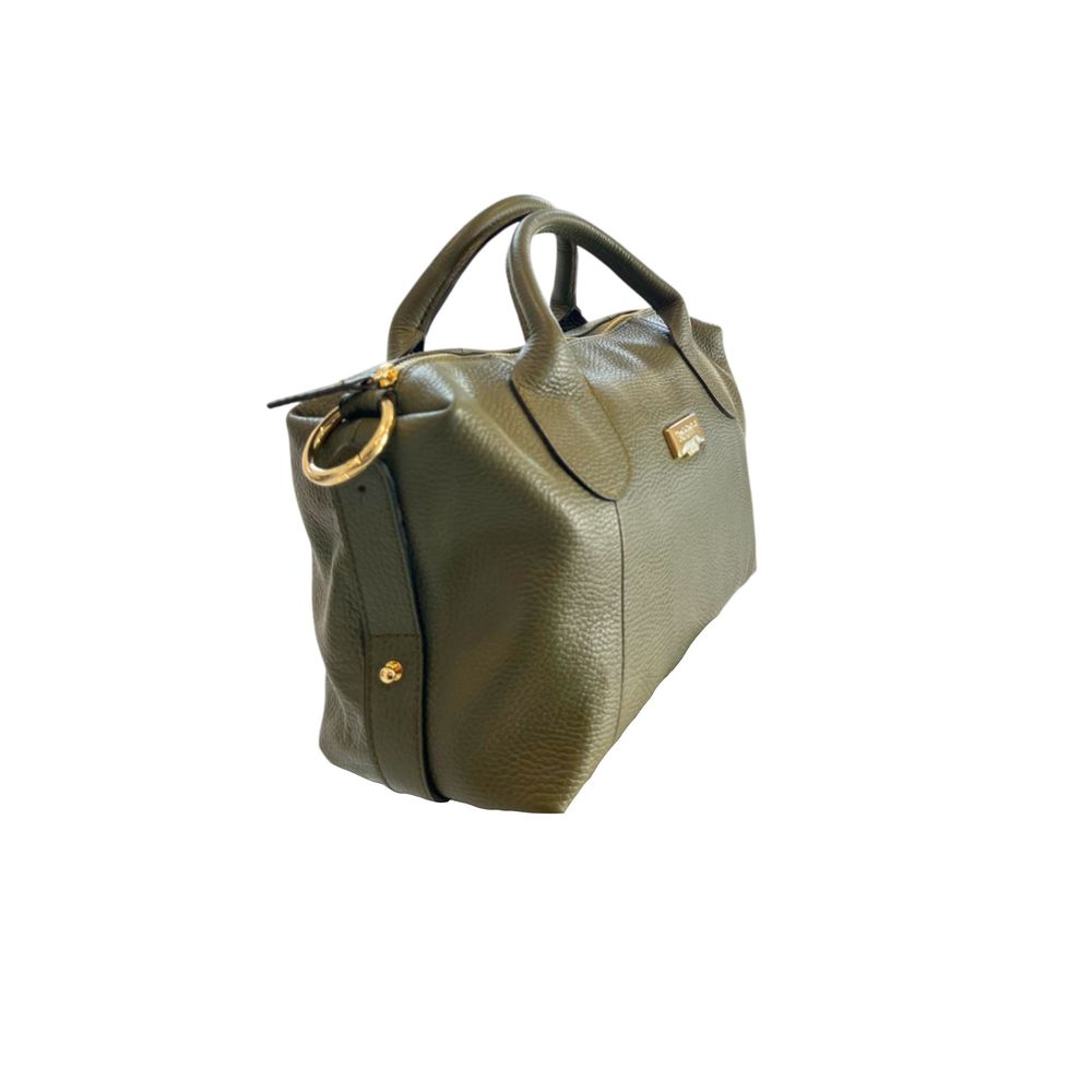 Baldinini Trend Green Leather Women Handbag