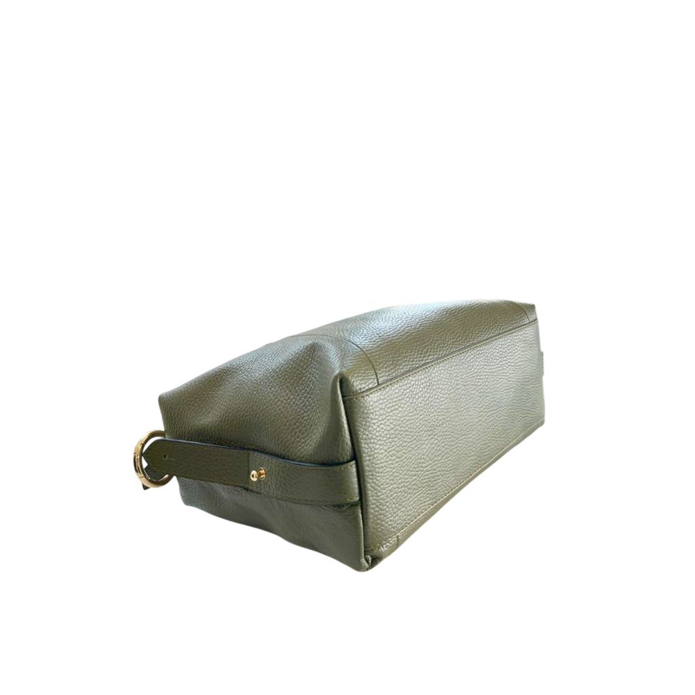 Baldinini Trend Green Leather Women Handbag