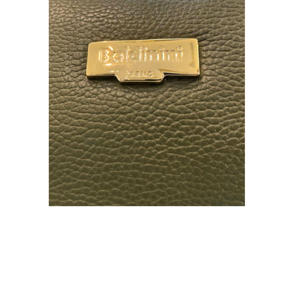 Baldinini Trend Green Leather Women Handbag