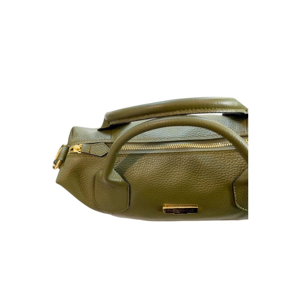 Baldinini Trend Green Leather Women Handbag