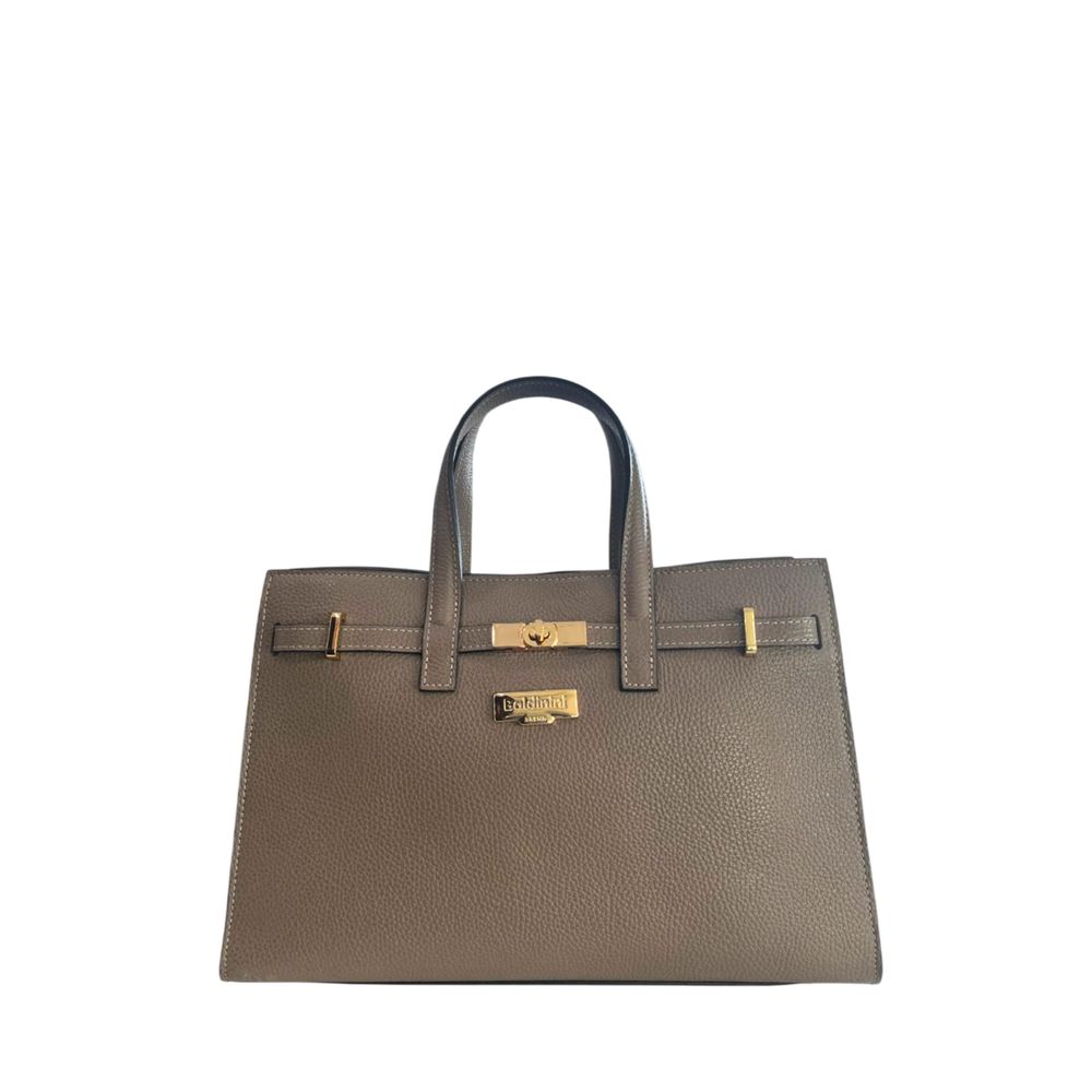 Baldinini Trend Brown Leather Women Handbag