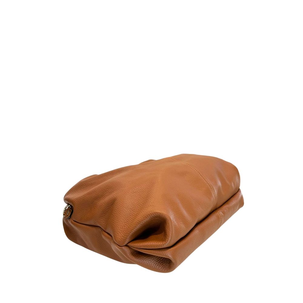 Baldinini Trend Brown Cowhide Shoulder Bag