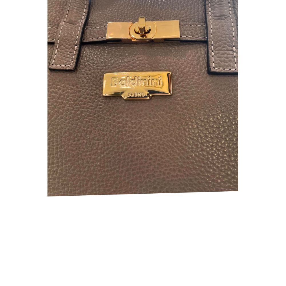 Baldinini Trend Brown Leather Women Handbag