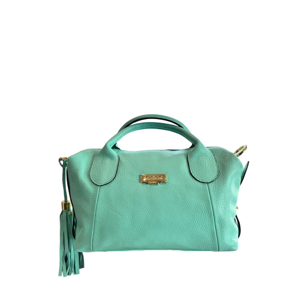 Baldinini Trend Green Leather Women's Handbag