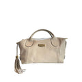 Baldinini Trend Beige Leather Women Handbag