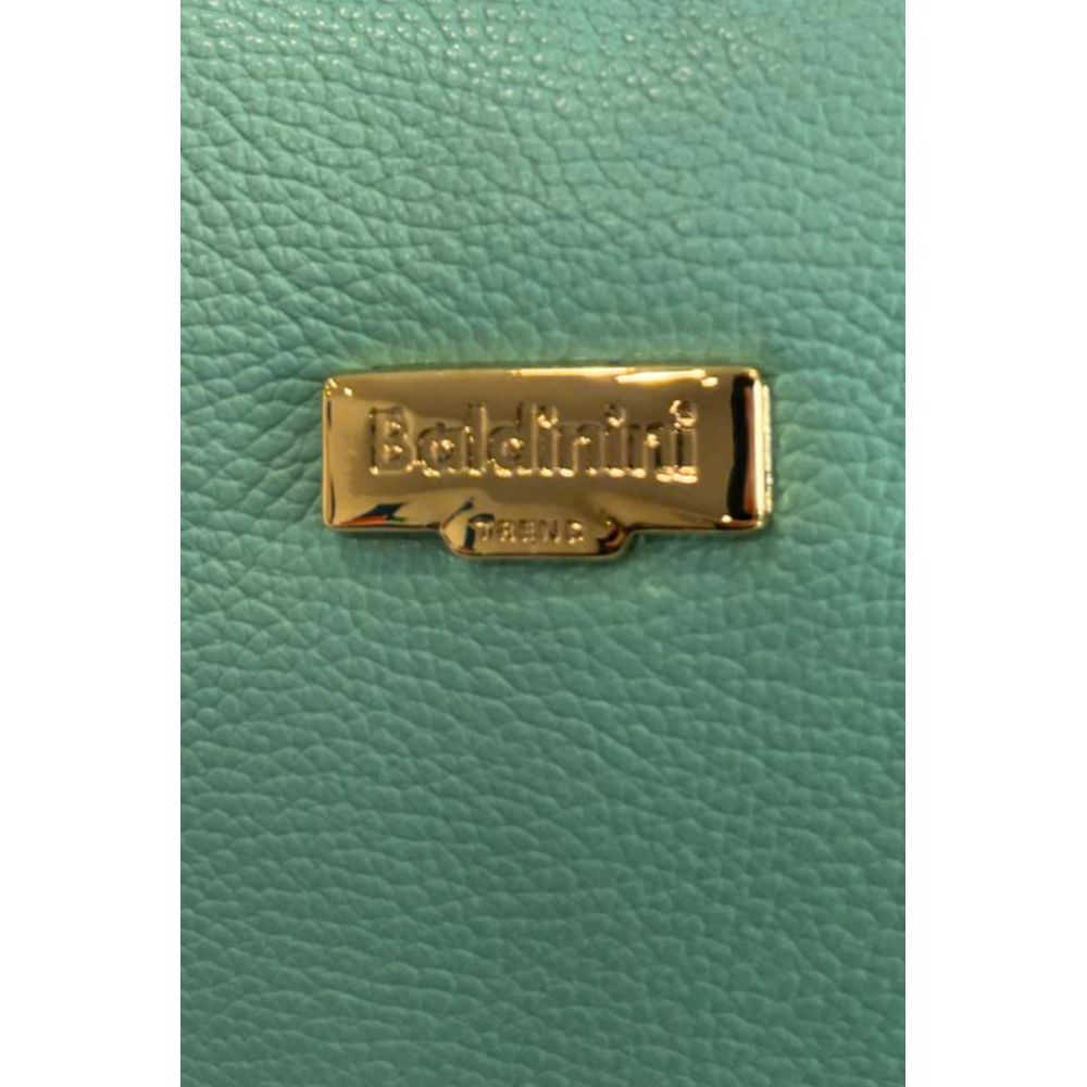 Baldinini Trend Green Leather Women's Handbag