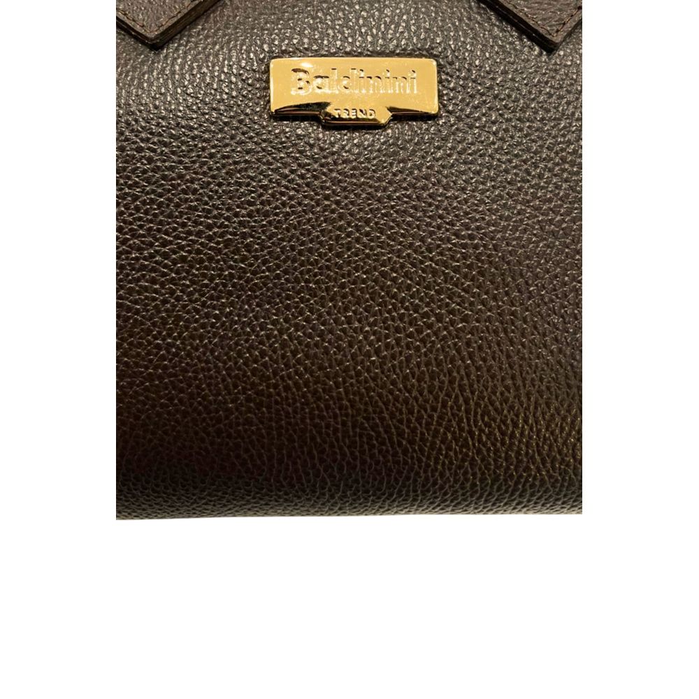 Baldinini Trend Brown Leather Women Handbag