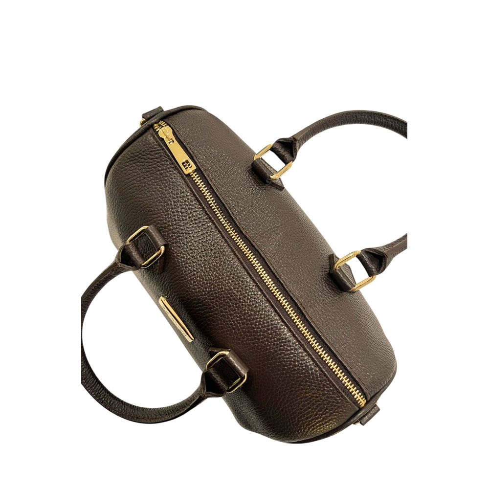 Baldinini Trend Brown Leather Women Handbag