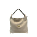 Baldinini Trend Beige Cowhide Leather Women Backpack