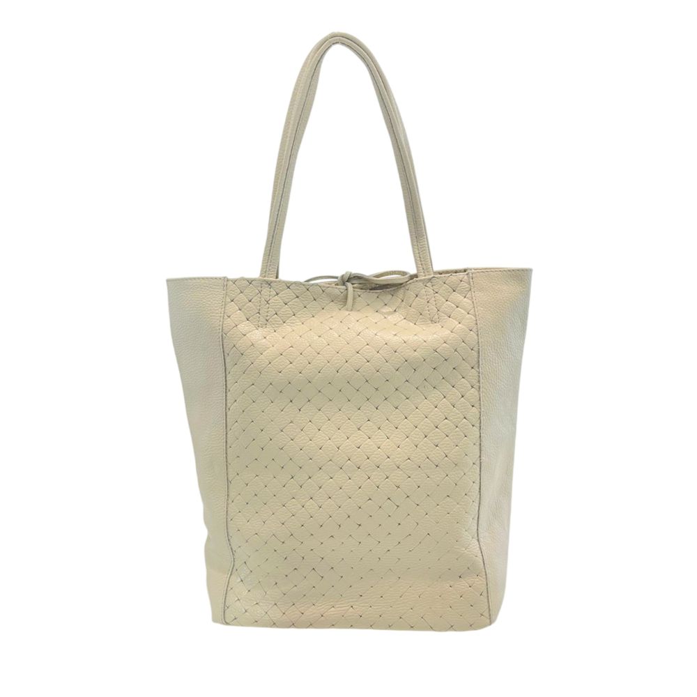Baldinini Trend Beige Leather Women Shoulder Bag