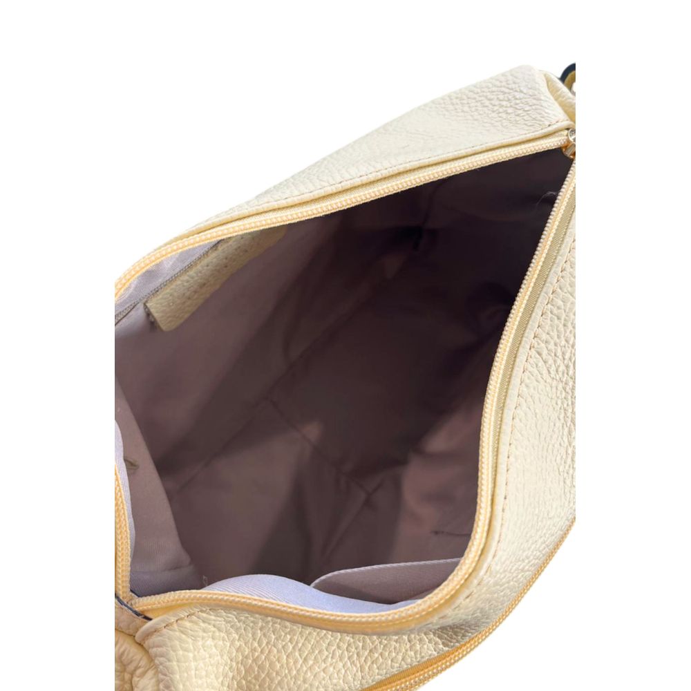 Baldinini Trend Bicolor Cowhide Crossbody Bag