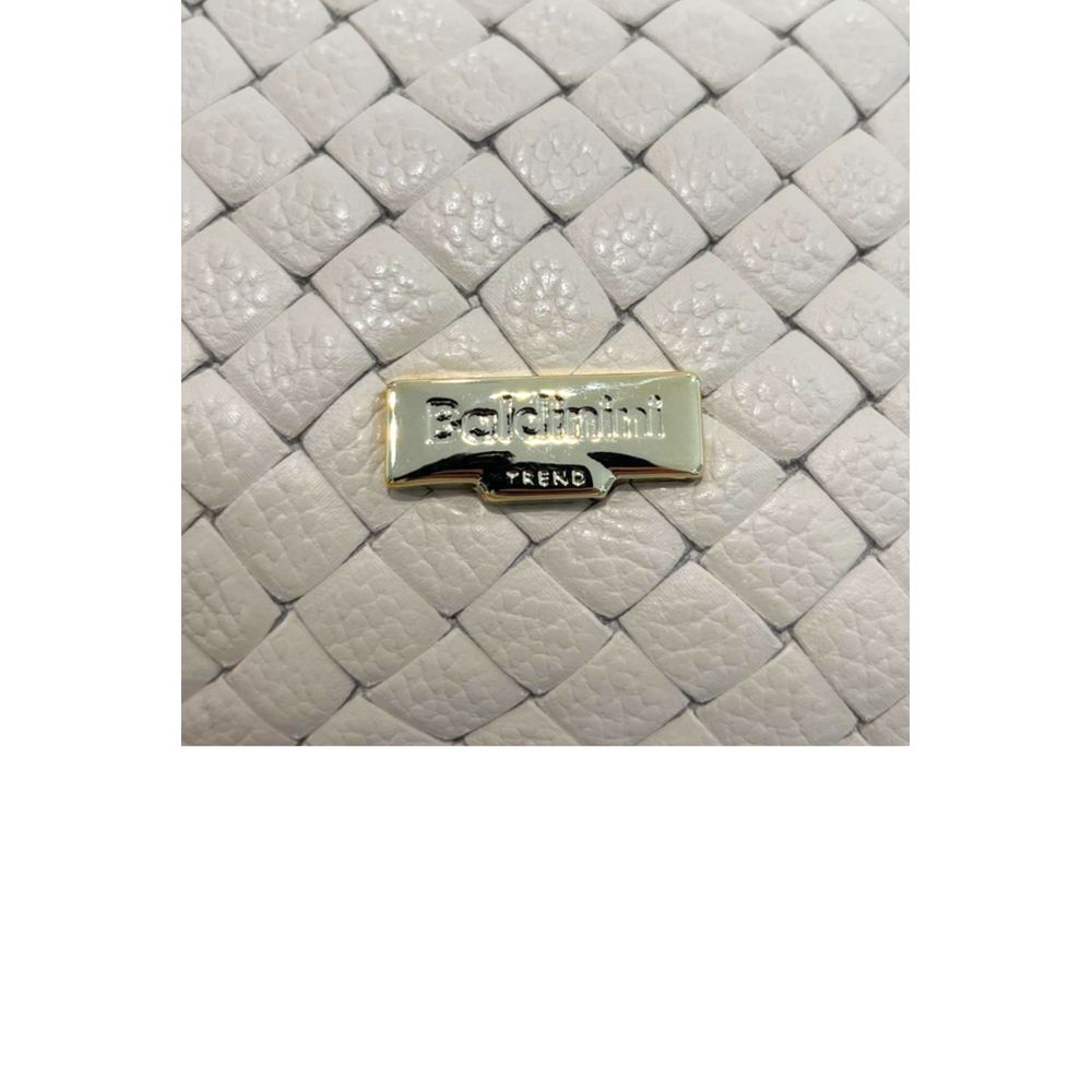 Baldinini Trend Beige Leather Women Handbag