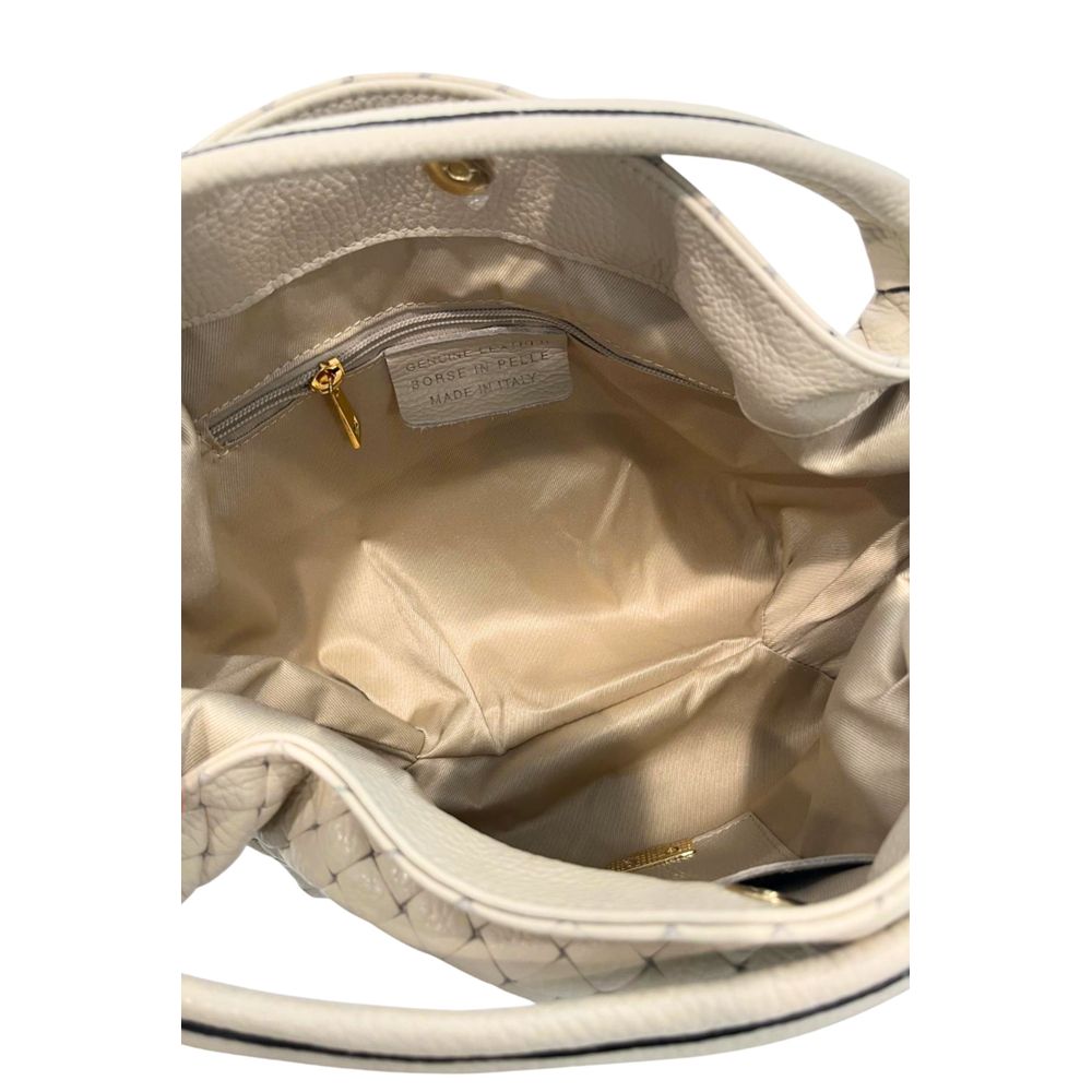 Baldinini Trend Beige Leather Women Handbag