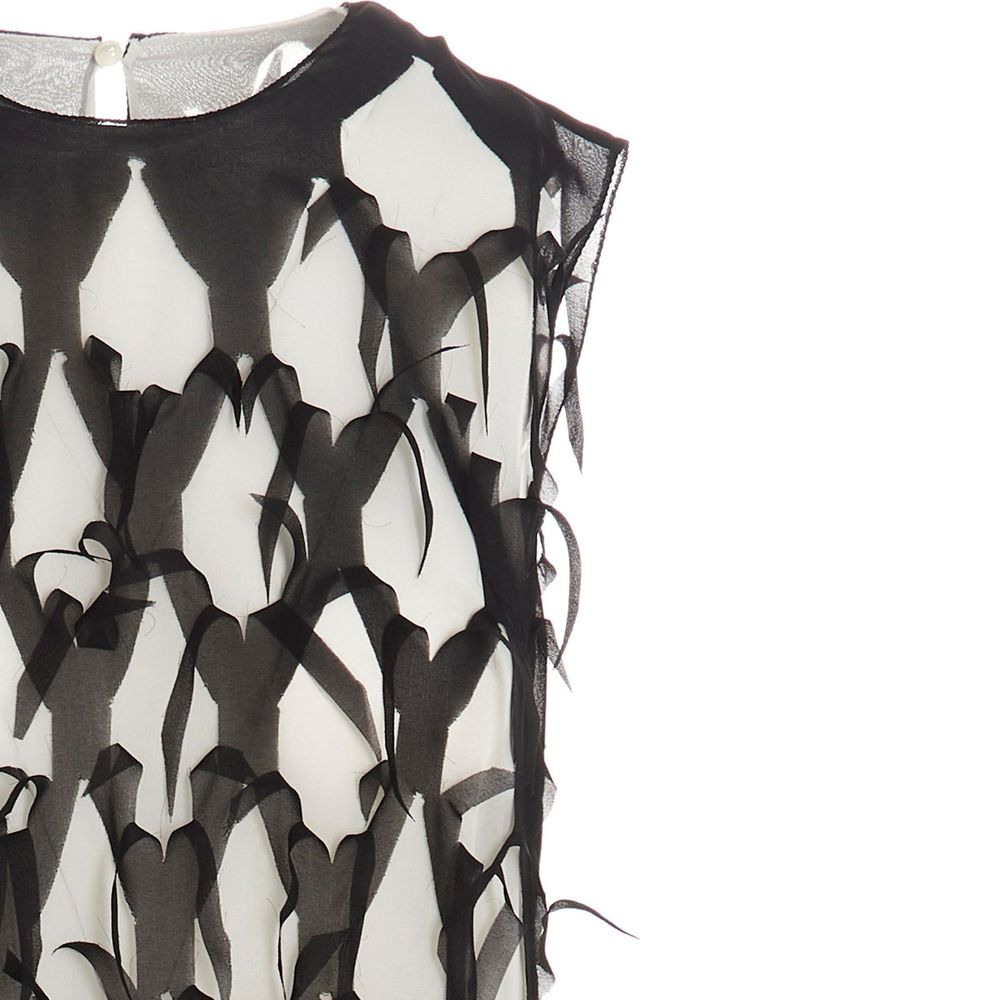 Maison Margiela Black Silk Casual Dress