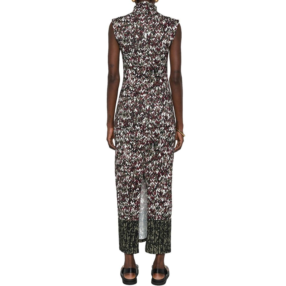 Loewe Bicolor Cotton Casual Dress