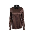 Loewe Brown Silk Dress Shirt