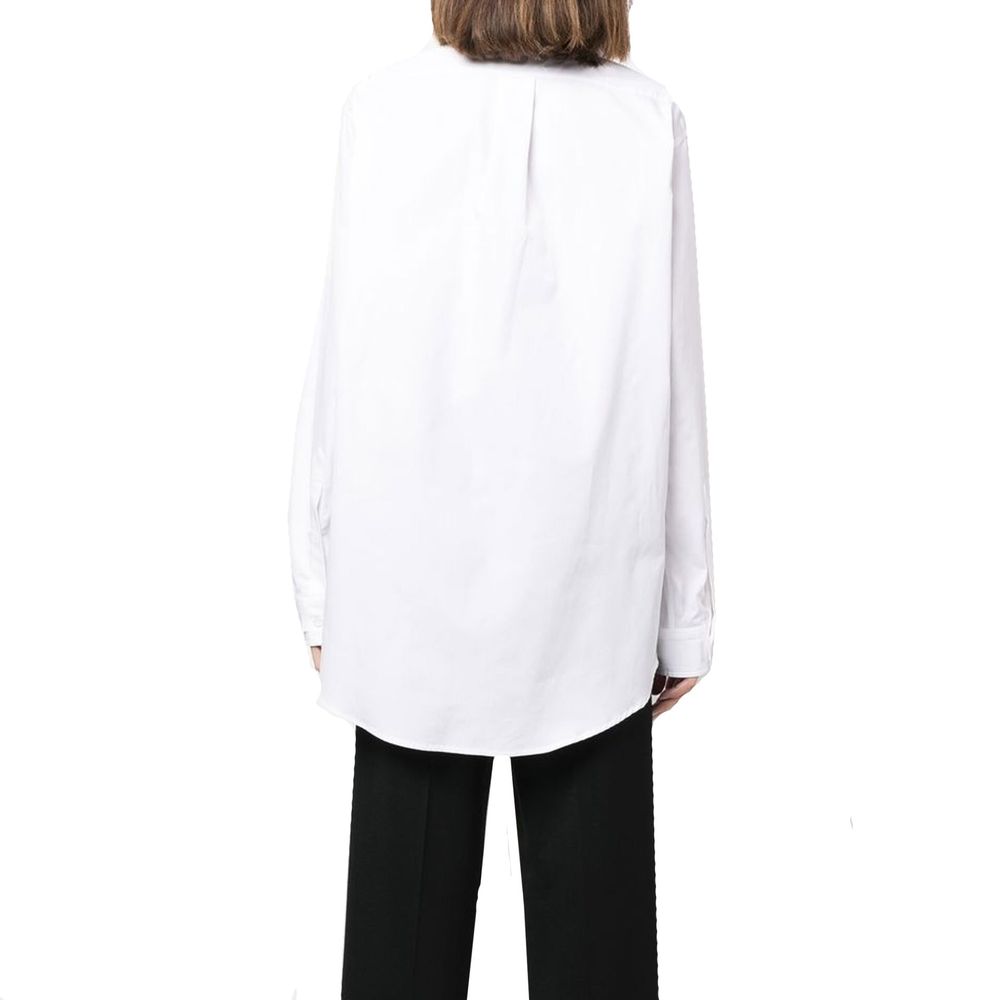 Maison Margiela White Cotton Dress Shirt