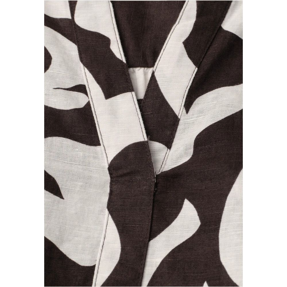 Street One Brown Linen Blouse