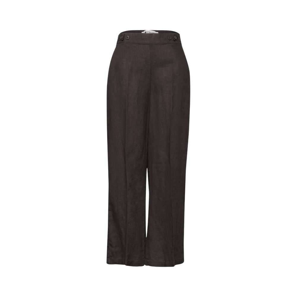 Street One Brown Linen Pants
