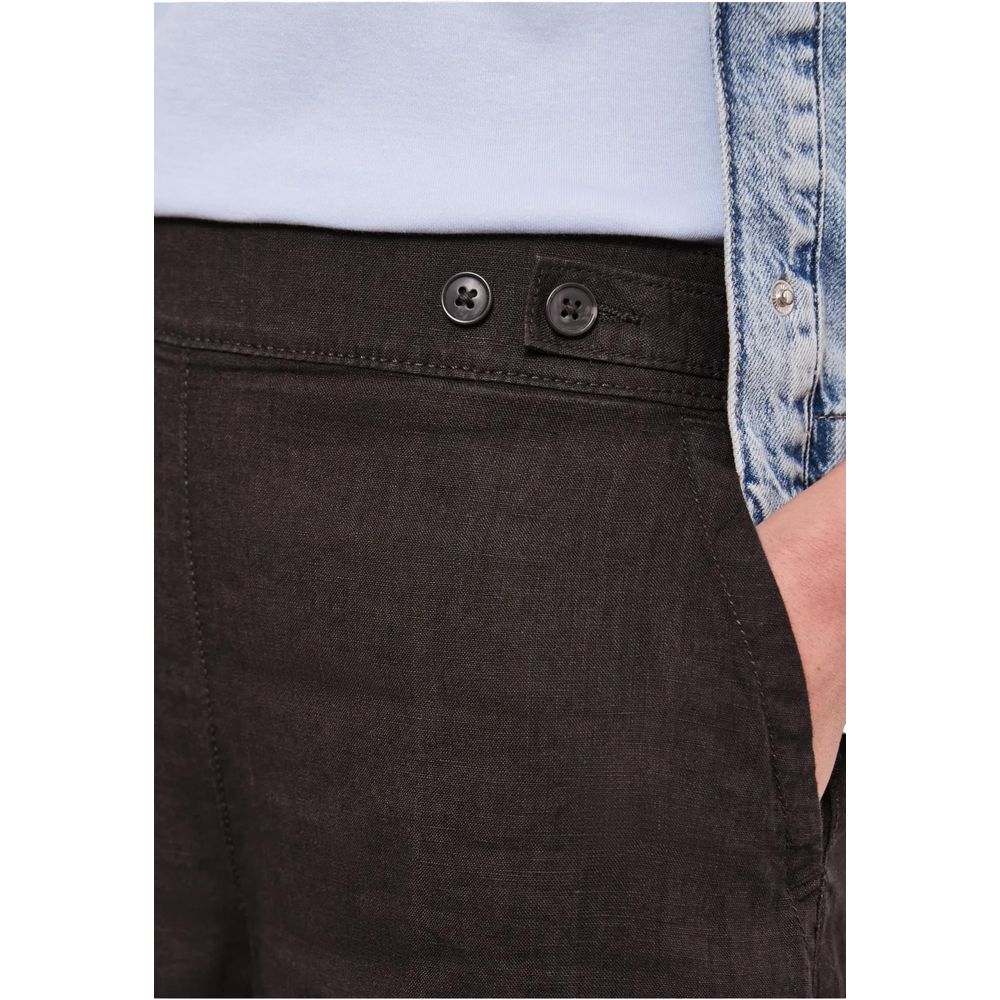 Street One Brown Linen Pants