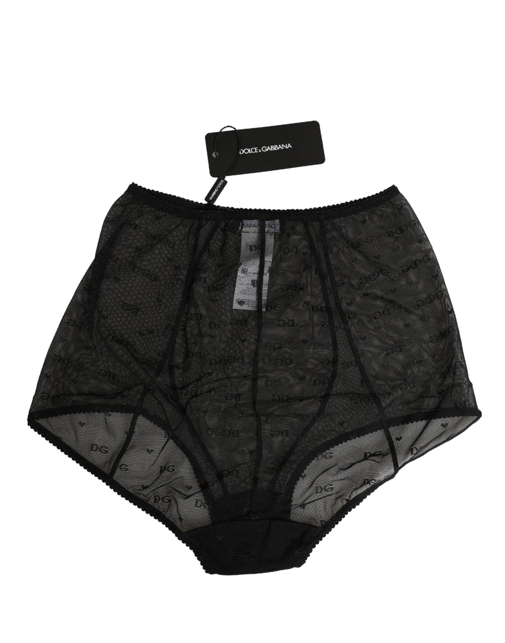 Dolce & Gabbana Black Nylon Stretch Slip Girdle Panty Underwear