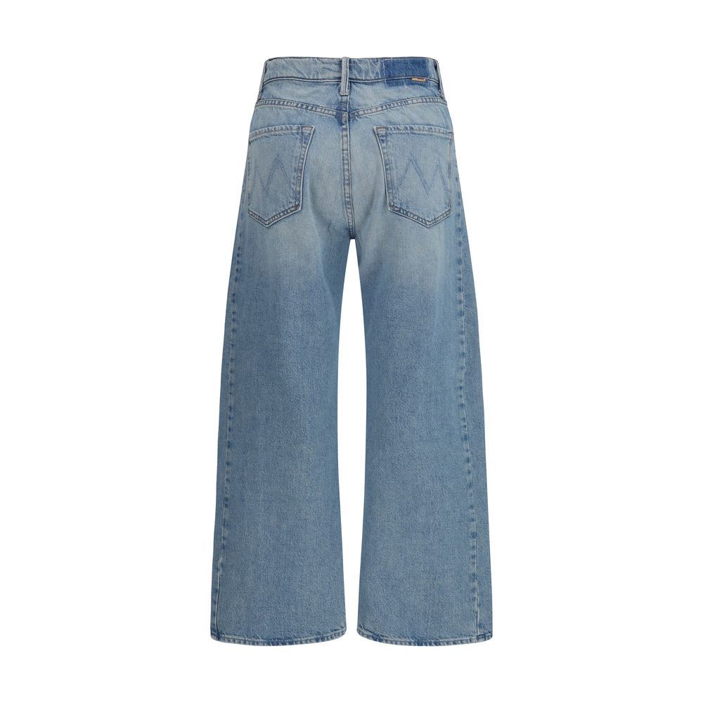 Mother Denim Blue Cotton High-Waisted Jean