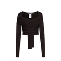 Dolce & Gabbana Black Elastane Tank Tops
