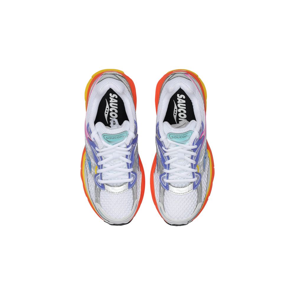 Saucony White Synthetic Athletic Sneakers