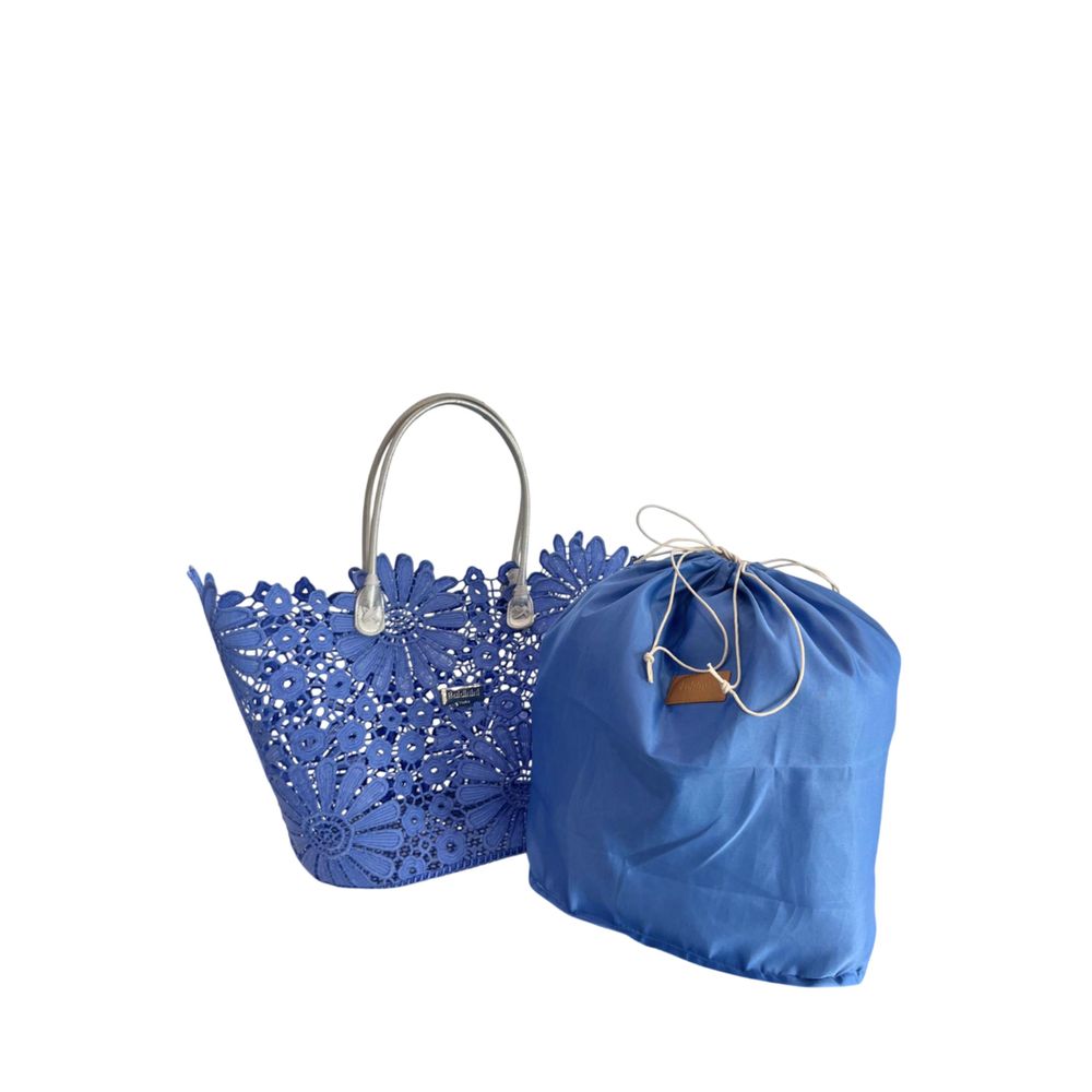 Baldinini Trend Blue PU Women Handbag